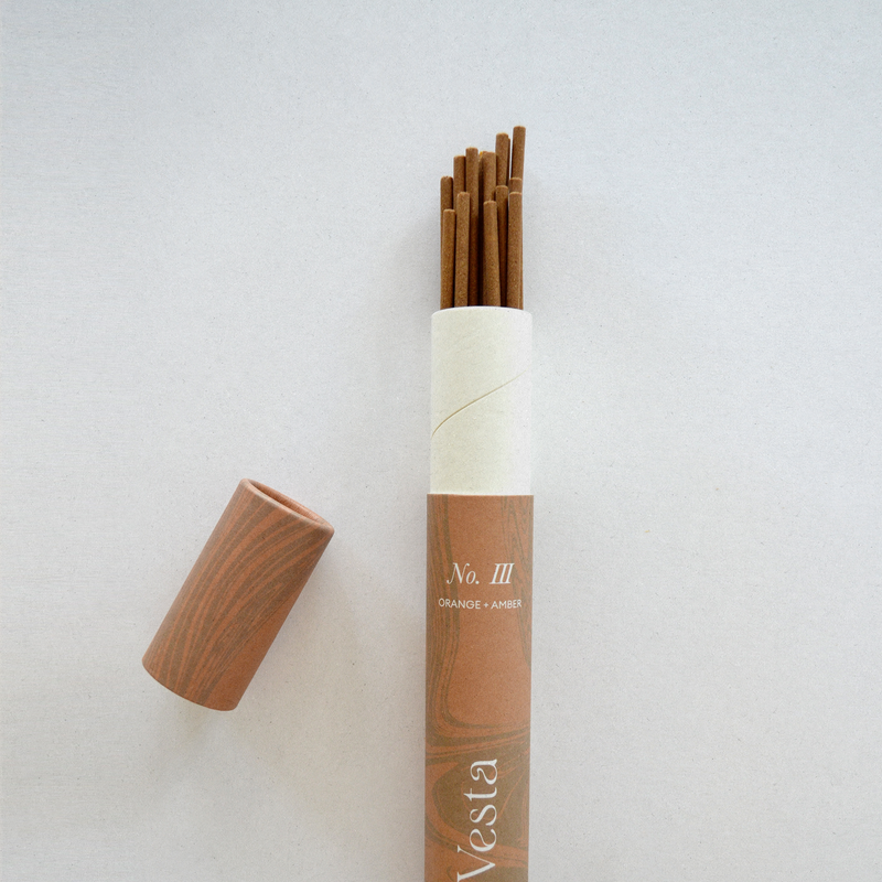 Orange and Amber Botanical Incense