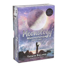 Moonology Manifestation Oracle Card Deck by Yasmin Boland with celestial artwork and moon imagery.