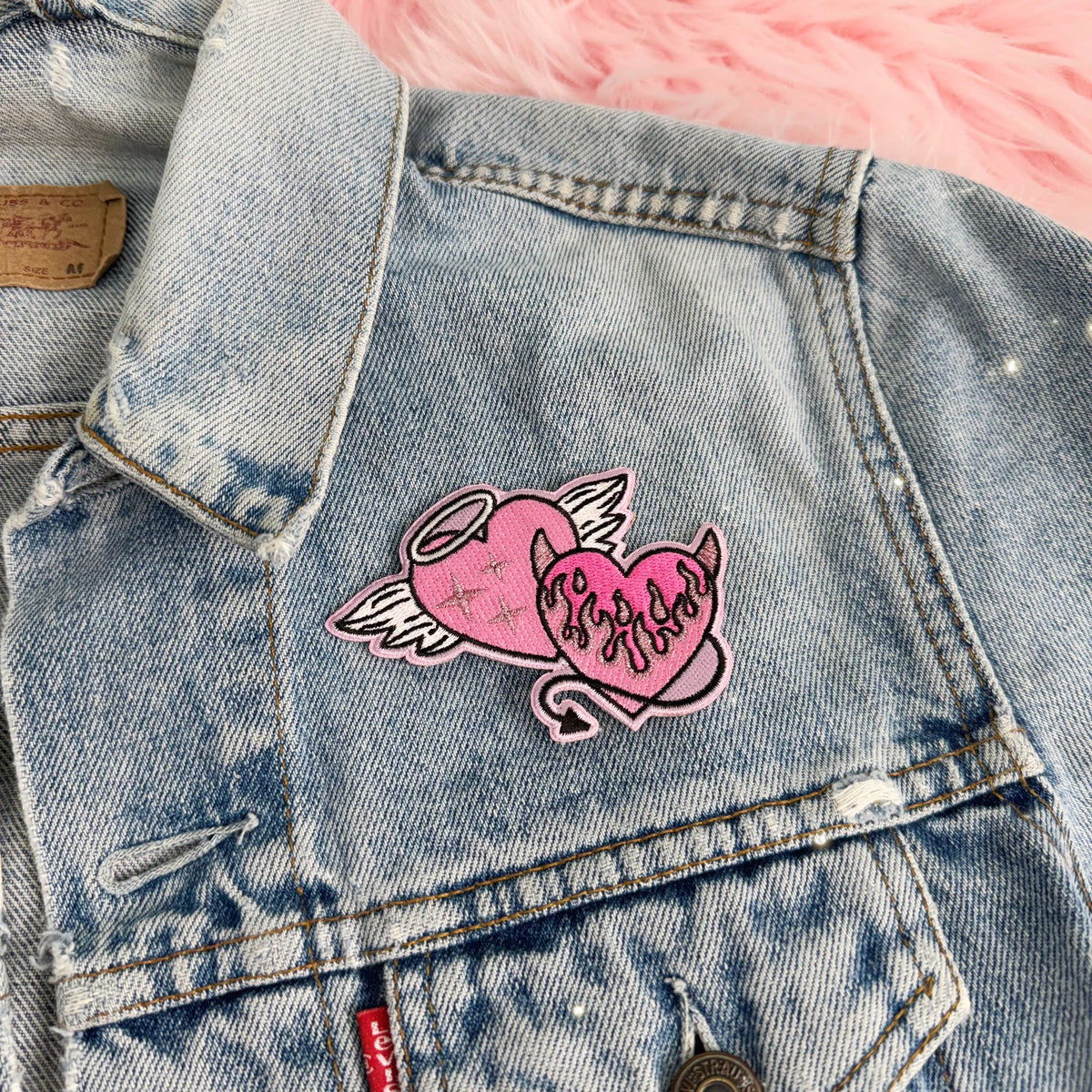 Angel & Devil Hearts Patch
