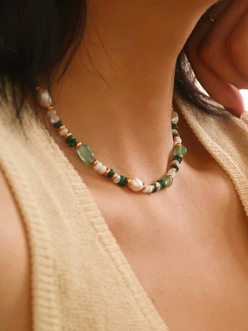 Tempest Pearl Gemstone Necklace
