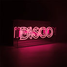 FORMA's Neon Pink Disco Light, a vibrant sign bringing the energetic glow of the dancefloor to your space.