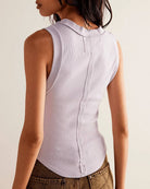 Ribbed Sleeveless Tank Top