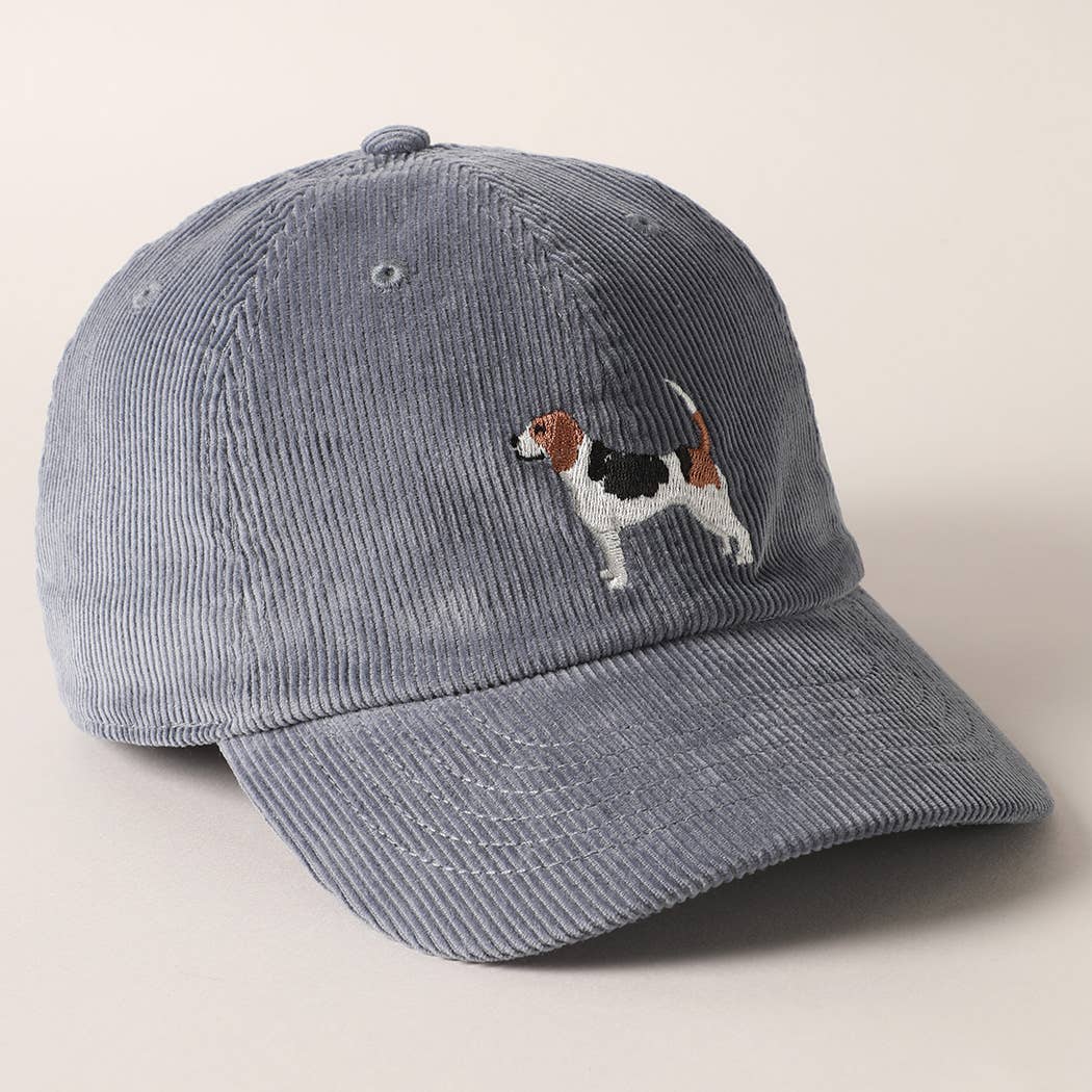 Bradley Beagle Corduroy Baseball Cap