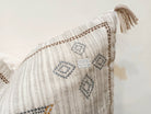 Embroidered Cotton Pillow Cover: Premium cotton pillow cover with intricate embroidery, epitome of elegance and texture.