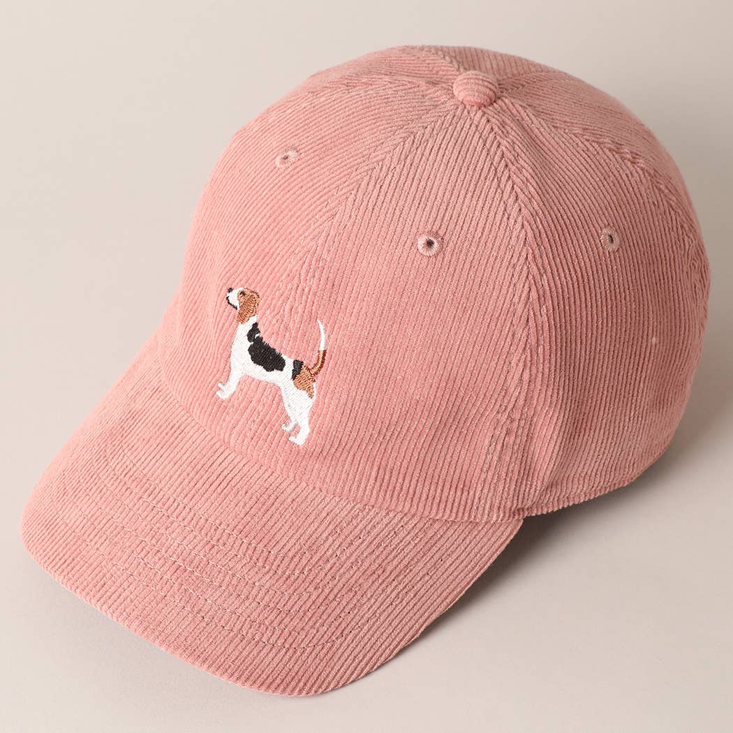 Bradley Beagle Corduroy Baseball Cap