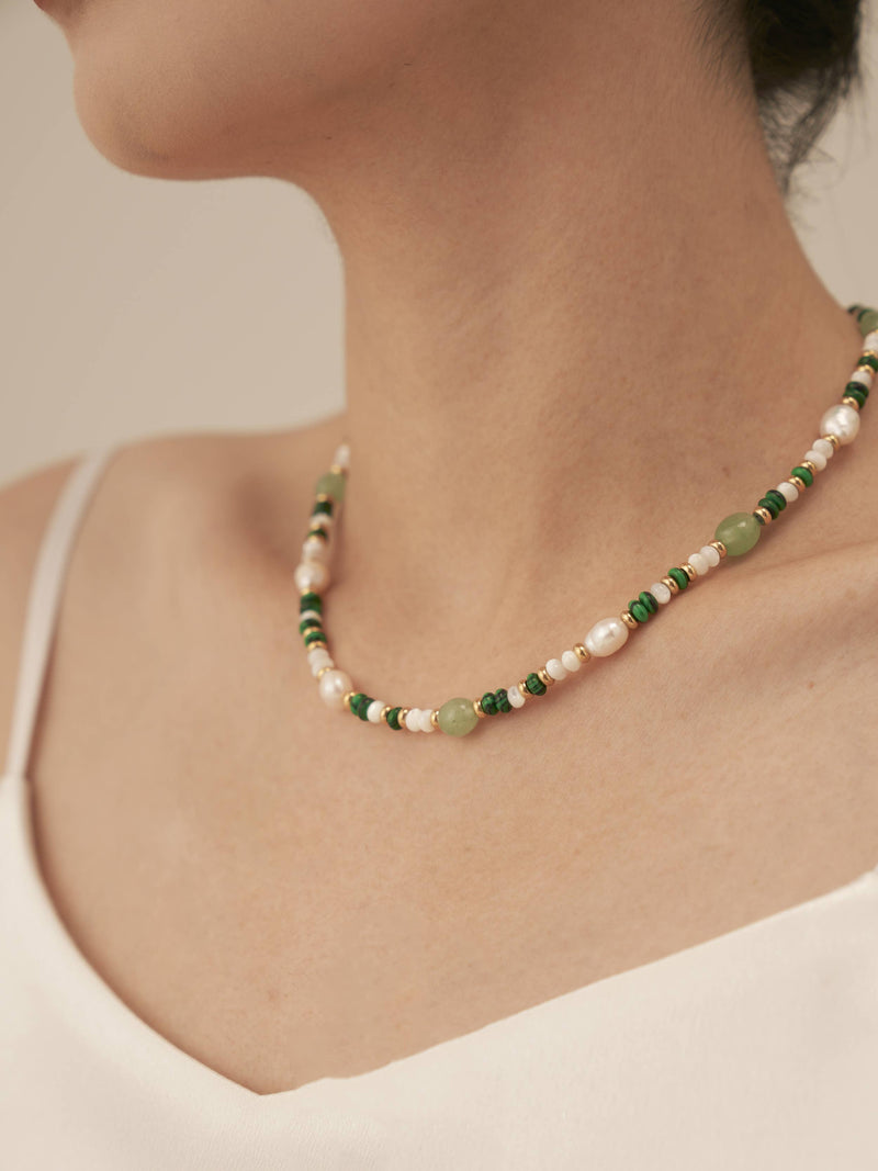 Tempest Pearl Gemstone Necklace