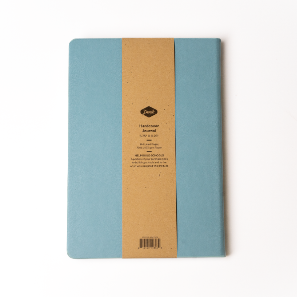 Daisy Frame embroidered hardbound notebook by Denik, alternate view