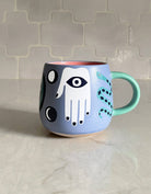 FORMA Ceramic Hamsa Mug - A blend of spirituality and artistry for uplifting coffee moments.