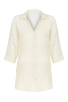 Echo Maxi Shirt - Effortlessly elegant women's shirt with flowing silhouette and maxi length.
