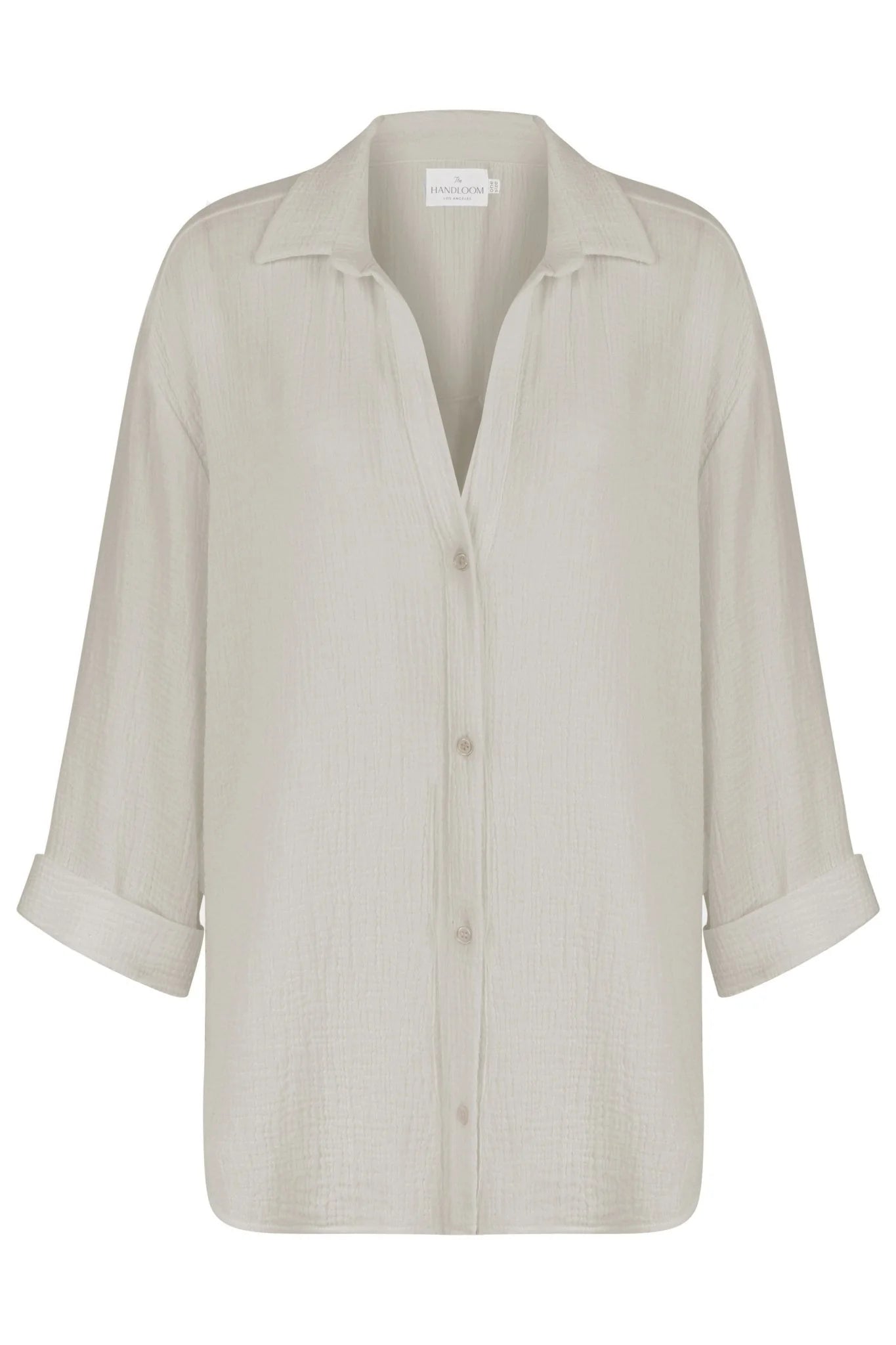 Echo Maxi Shirt - Effortlessly elegant women's shirt with flowing silhouette and maxi length.