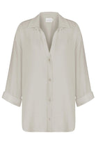 Echo Maxi Shirt - Effortlessly elegant women's shirt with flowing silhouette and maxi length.