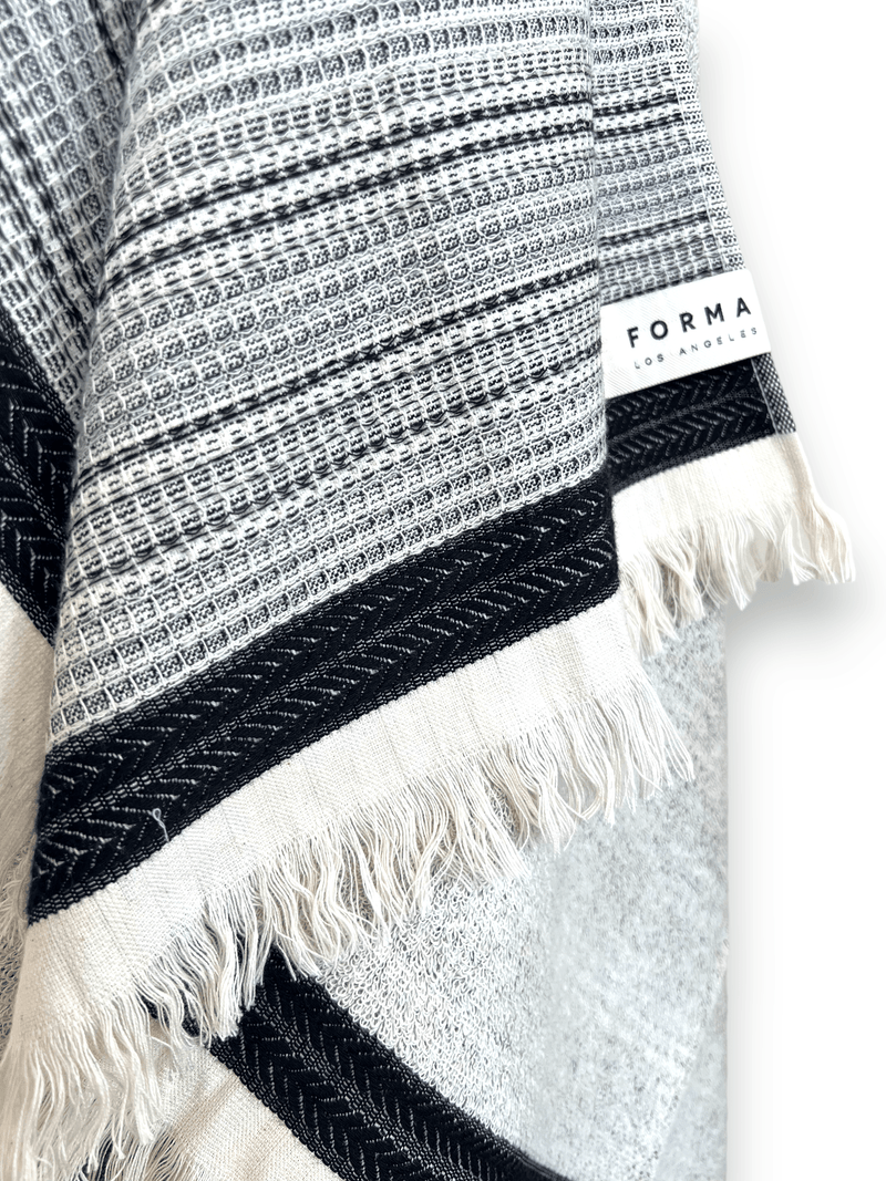 A set of Forma Towels from the Echo Collection, displaying the soft and absorbent texture of 100% Turkish cotton.