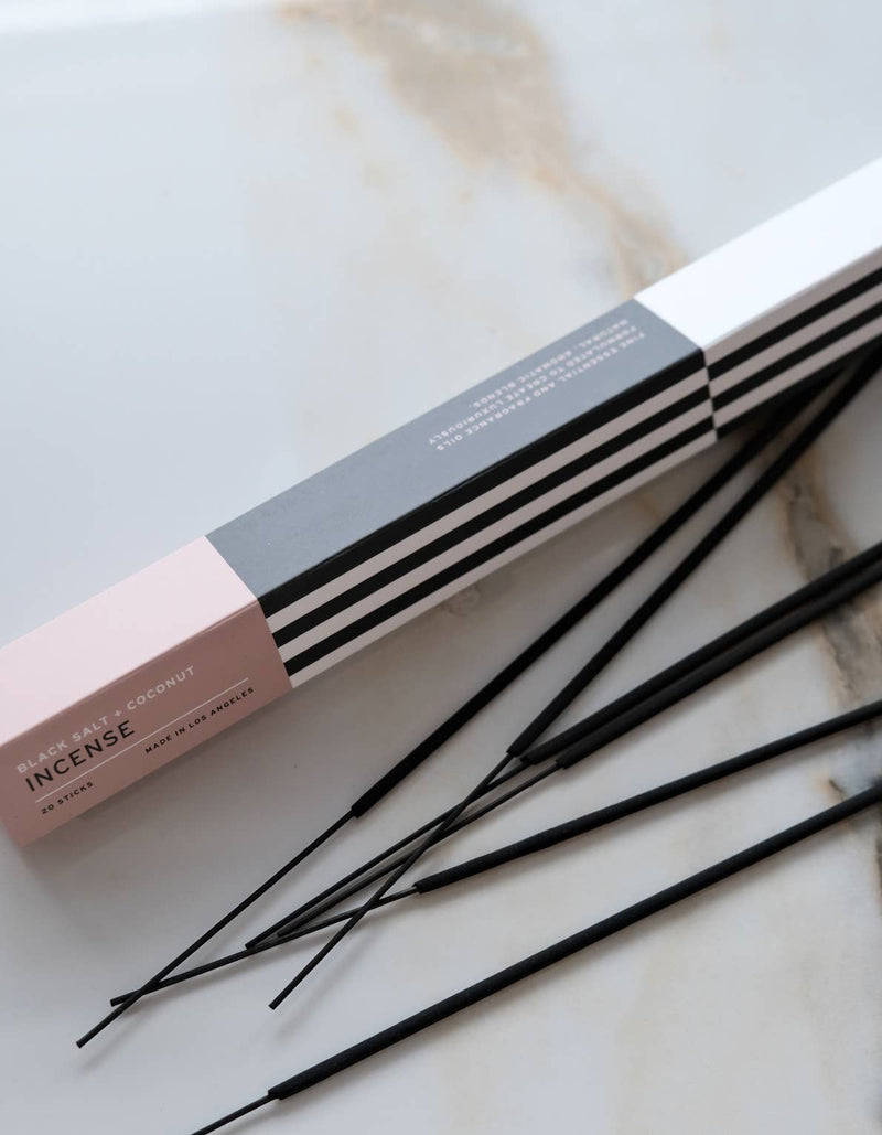 Black Salt + Coconut Incense
