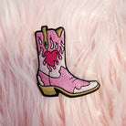 Burning Love Cowgirl Boot Patch