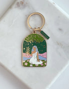 Virgo Keychain - Sleek and durable keychain featuring the Virgo zodiac symbol.