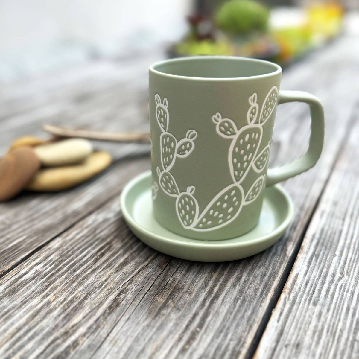 Prickly Pear Cactus Coaster