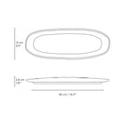 Shallow Oval Platter Large 14.17 x 5.12" Campestre