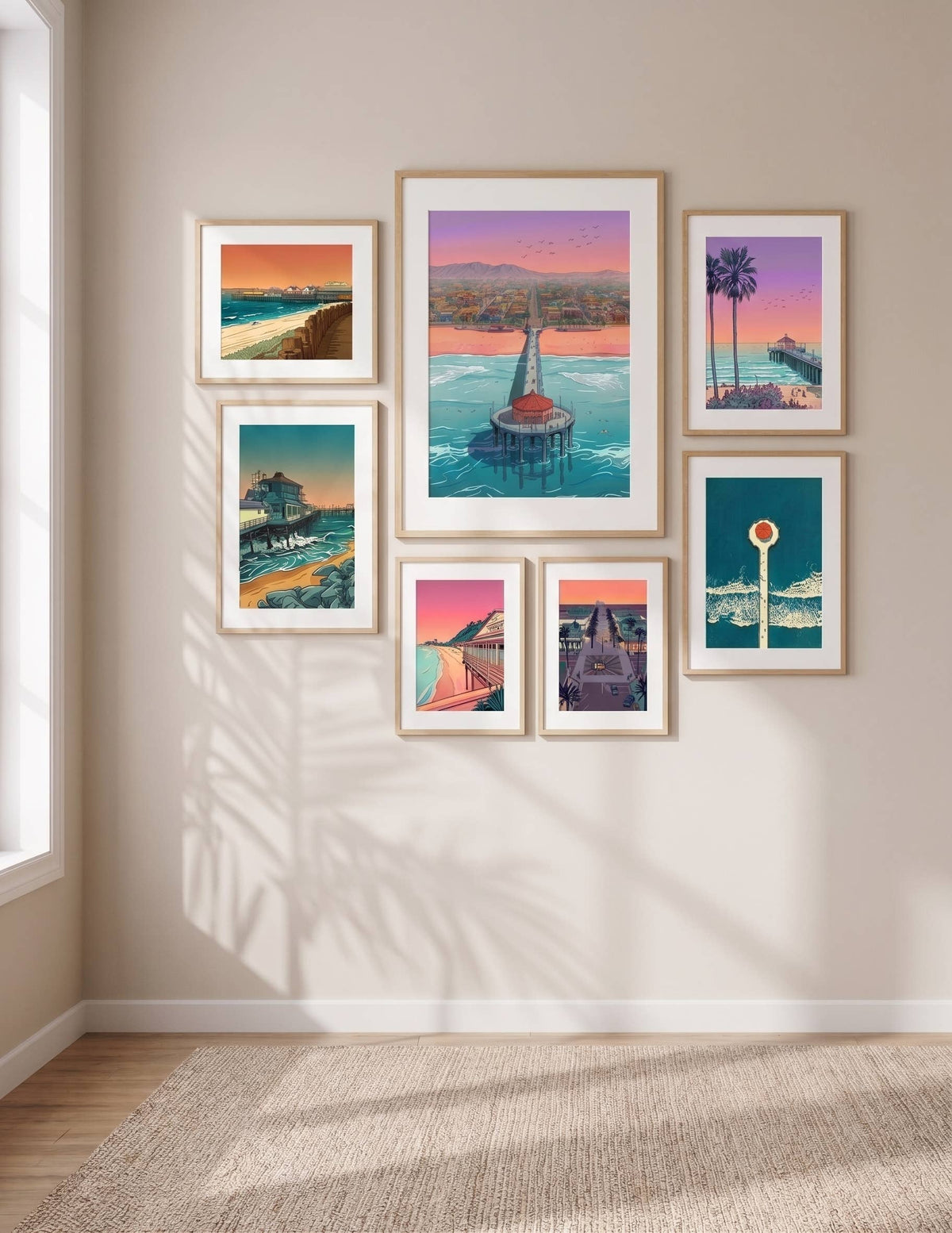 Manhattan Beach Pier Print