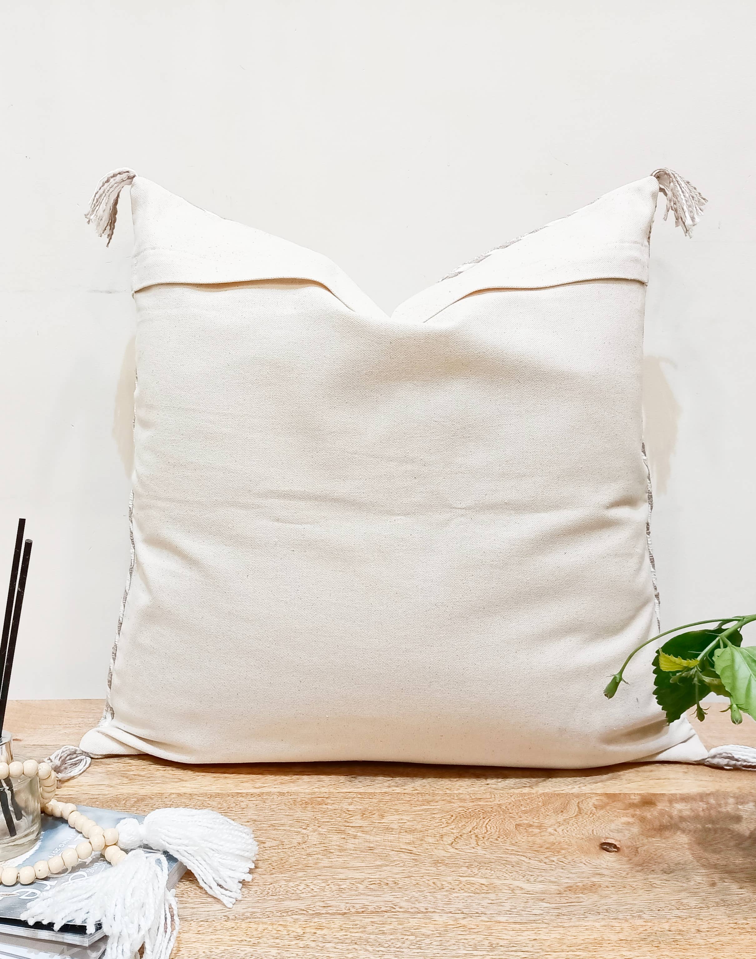 Embroidered Cotton Pillow Cover: Premium cotton pillow cover with intricate embroidery, epitome of elegance and texture.