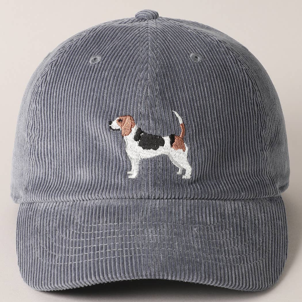 Bradley Beagle Corduroy Baseball Cap