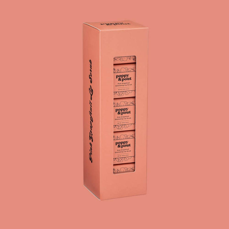 Poppy & Pout - Lip Scrub - Pink Grapefruit