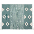 Jade Green Brook Throw, soft fabric with rich jade green color.