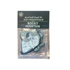 Rocky Mountain Air Freshener: A compact air freshener emitting a refreshing scent, epitome of alpine freshness.