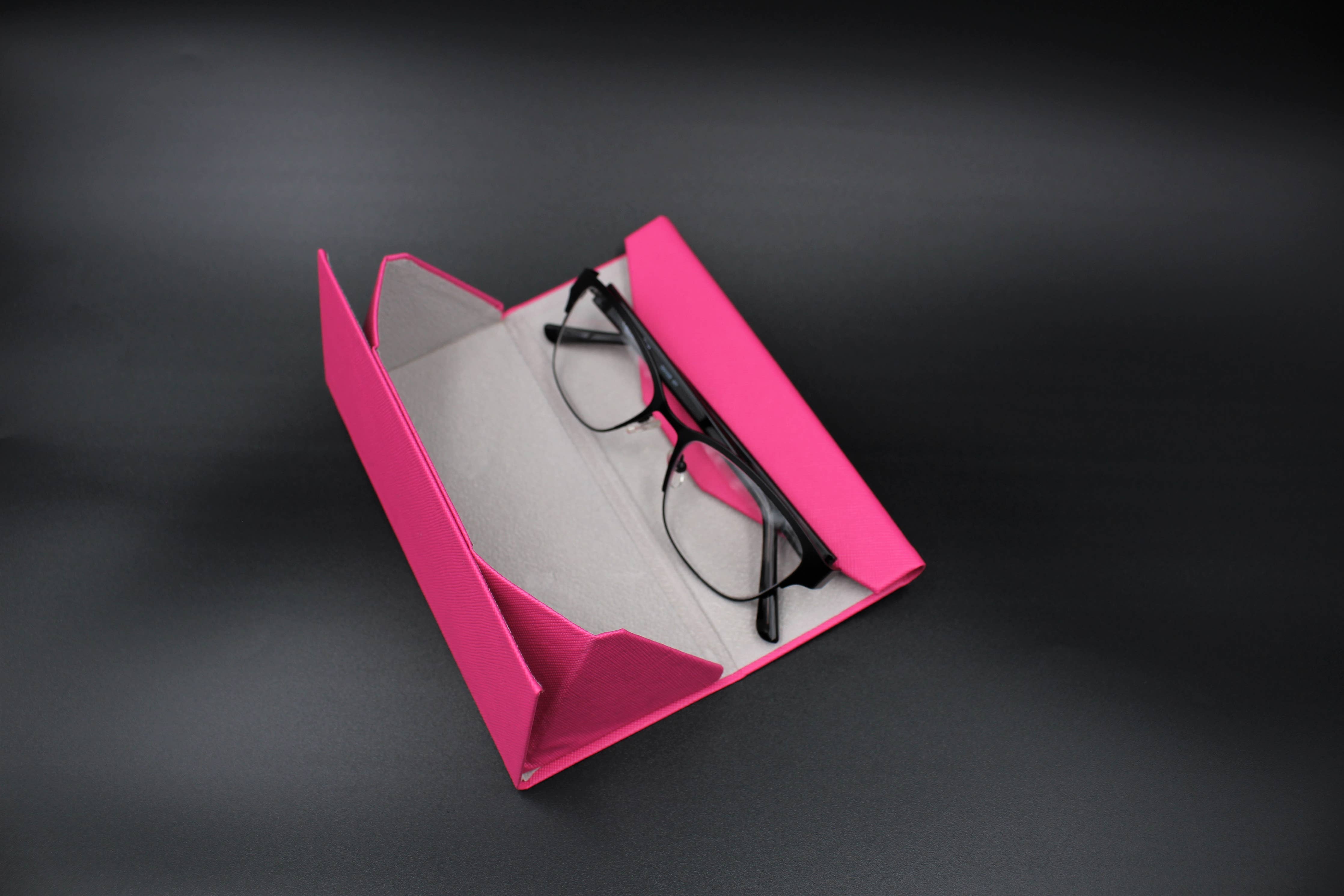 Fuchsia Folding Glasses Case