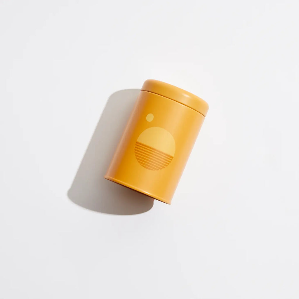 Golden Hour Soy Candle, capturing the essence of the serene and warm glow of the setting sun.