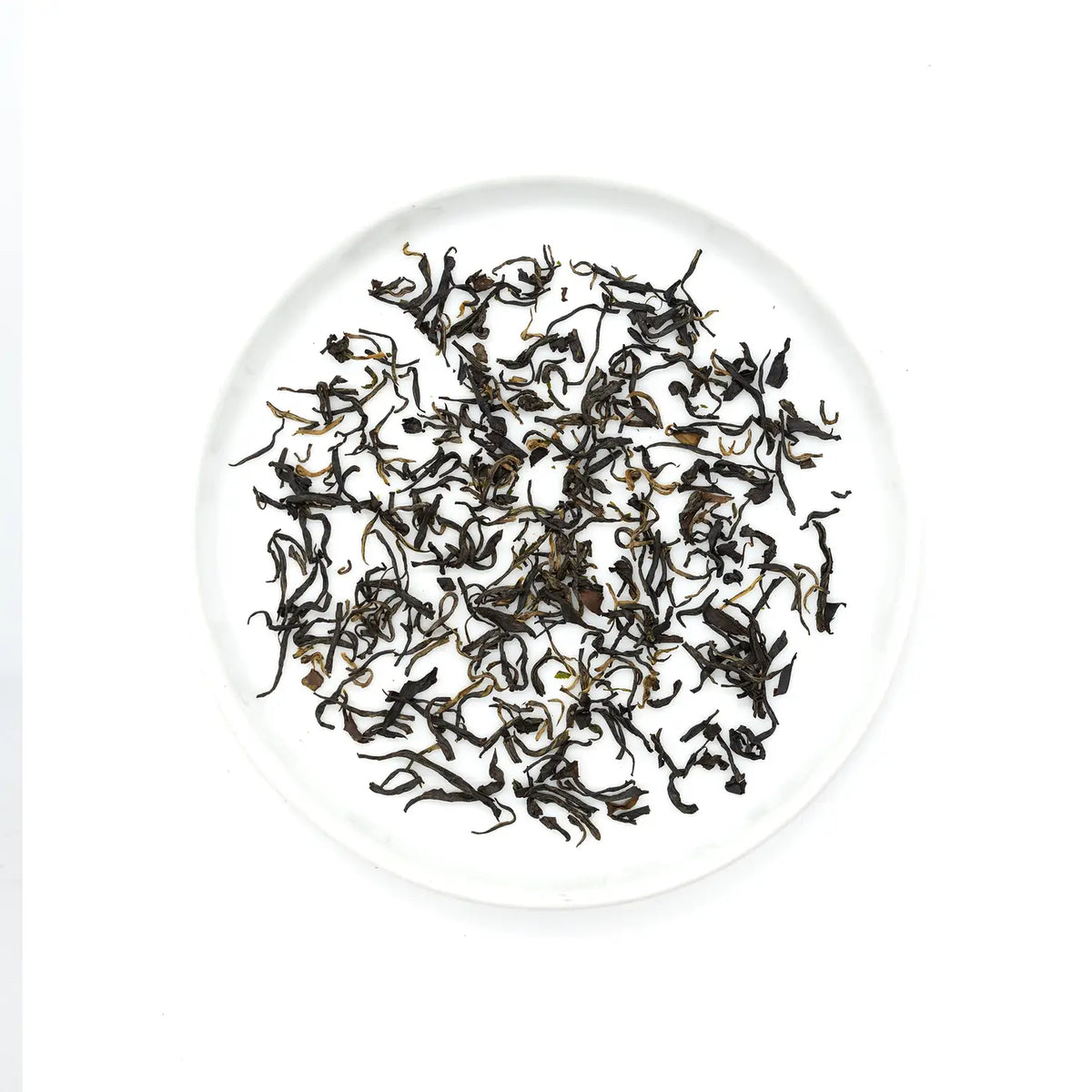 Golden Monkey Black Tea, a hand-processed blend from Fujian Province with notes of walnut and a light cocoa finish.