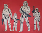 Stormtrooper Print - A bold representation of the iconic Stormtrooper helmet, capturing the essence of the Galactic Empire.