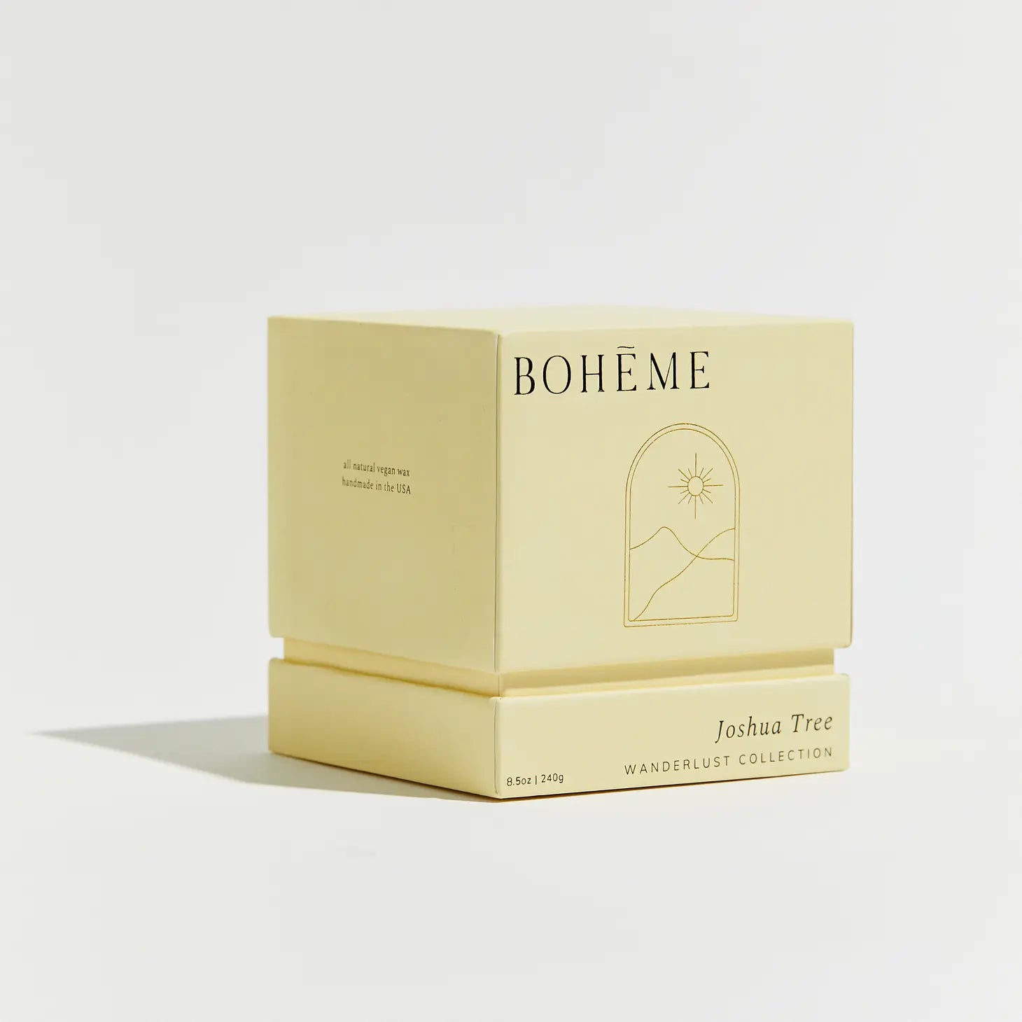 Joshua Tree Candle, capturing the essence of the desert oasis with its alluring fragrance.
