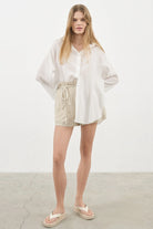 June Short - Stylish and comfortable shorts made from 100% Turkish cotton.