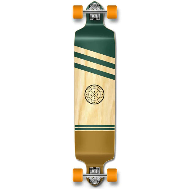 Artistic representation of wind currents on a sleek longboard, symbolizing speed, freedom, and flow.