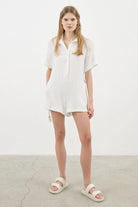 Mia Romper - Chic and versatile women's romper with a flattering silhouette and playful design.