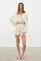 Mia Short - Stylish and comfortable shorts made from 100% Turkish double layered gauze cotton.