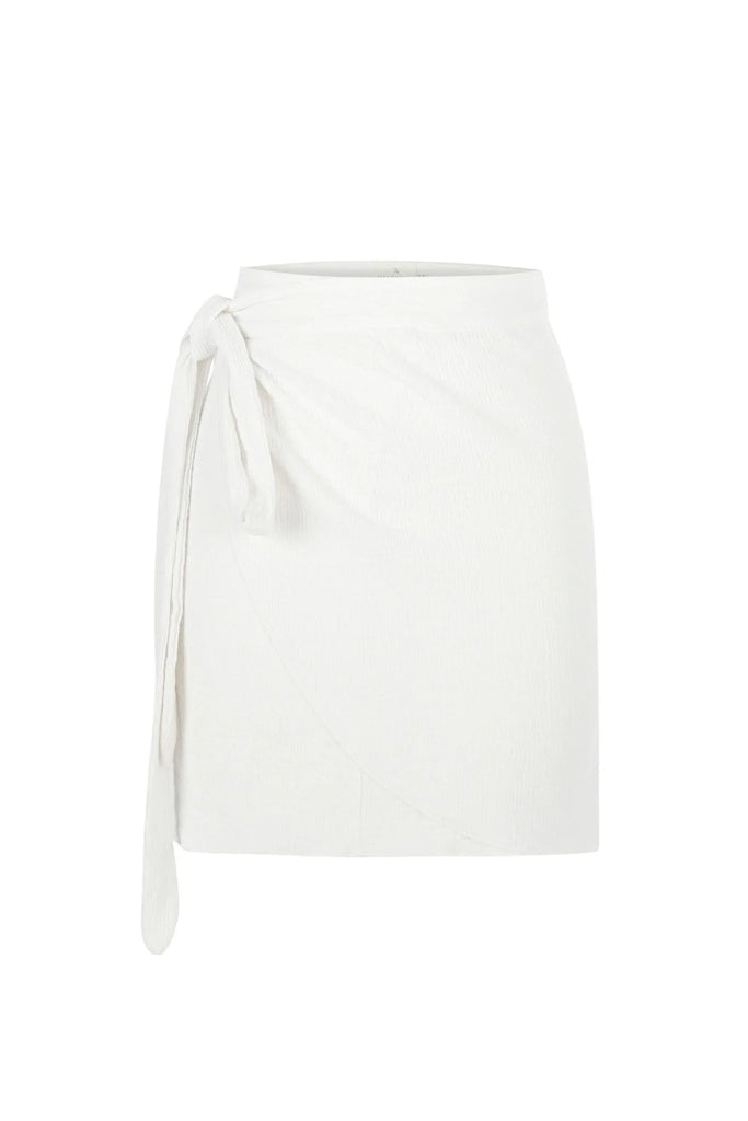 Mini Lyra Wrap Skirt - Stylish and versatile skirt with adjustable side tie, made from 100% Turkish cotton.