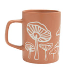 Ceramic Mushroom Mug with a whimsical mushroom pattern.