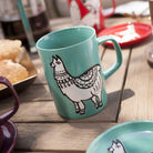 Llama Mug with a playful llama design.