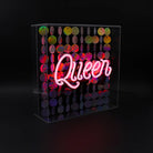 FORMA's Neon Queen Light, a radiant sign adorned with sequins, adding a touch of majesty and glamour to your decor.