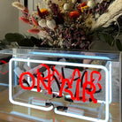 A vibrant Neon 'On Air' Light in a classic broadcasting sign style, perfect for adding a unique touch to your space.