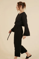 Paloma Paper Bag Pants - Chic and versatile high-waisted pants with a paper bag waist.