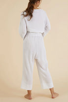 Paloma Paper Bag Pants - Chic and versatile high-waisted pants with a paper bag waist.