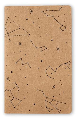 A set of Paper Astronomy Notebooks showcasing intricate celestial designs on a sturdy paper cover.