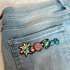 Large Galaxy Space Patch, featuring a detailed cosmic design with galaxies, stars, and nebulae, symbolizing endless exploration.