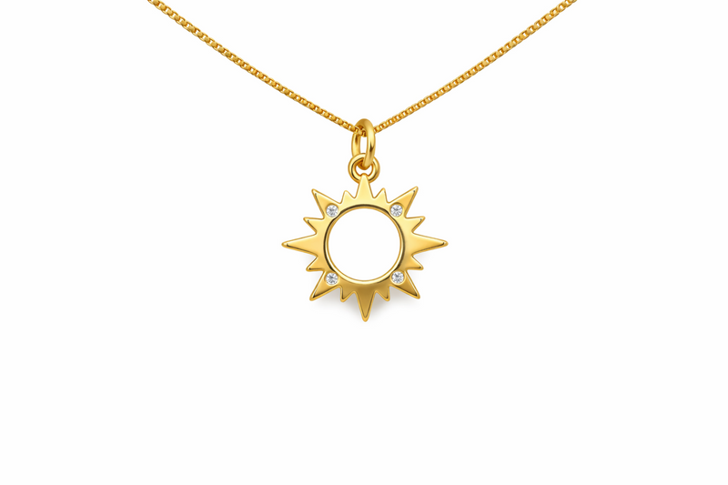 Sunray Halo Necklace