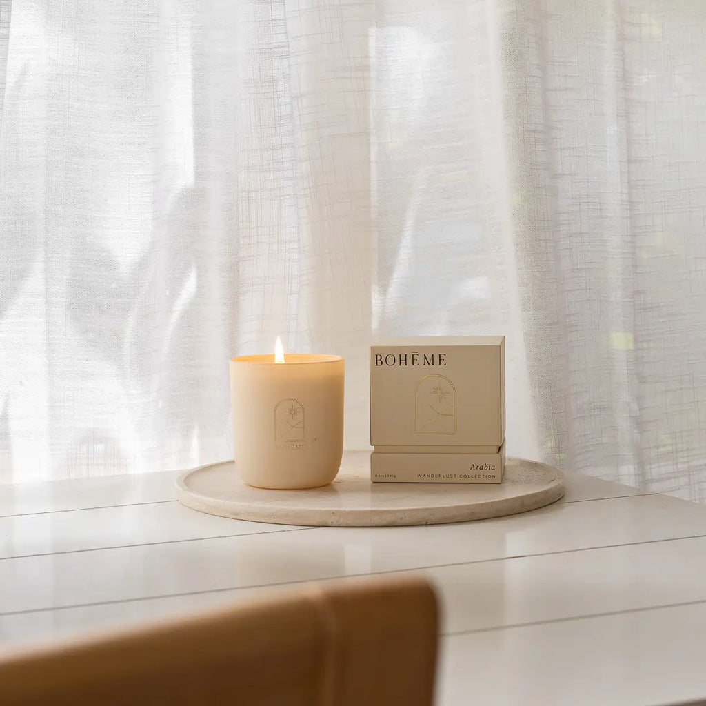 Tahiti Candle, capturing the essence of tropical paradise with its captivating fragrance.