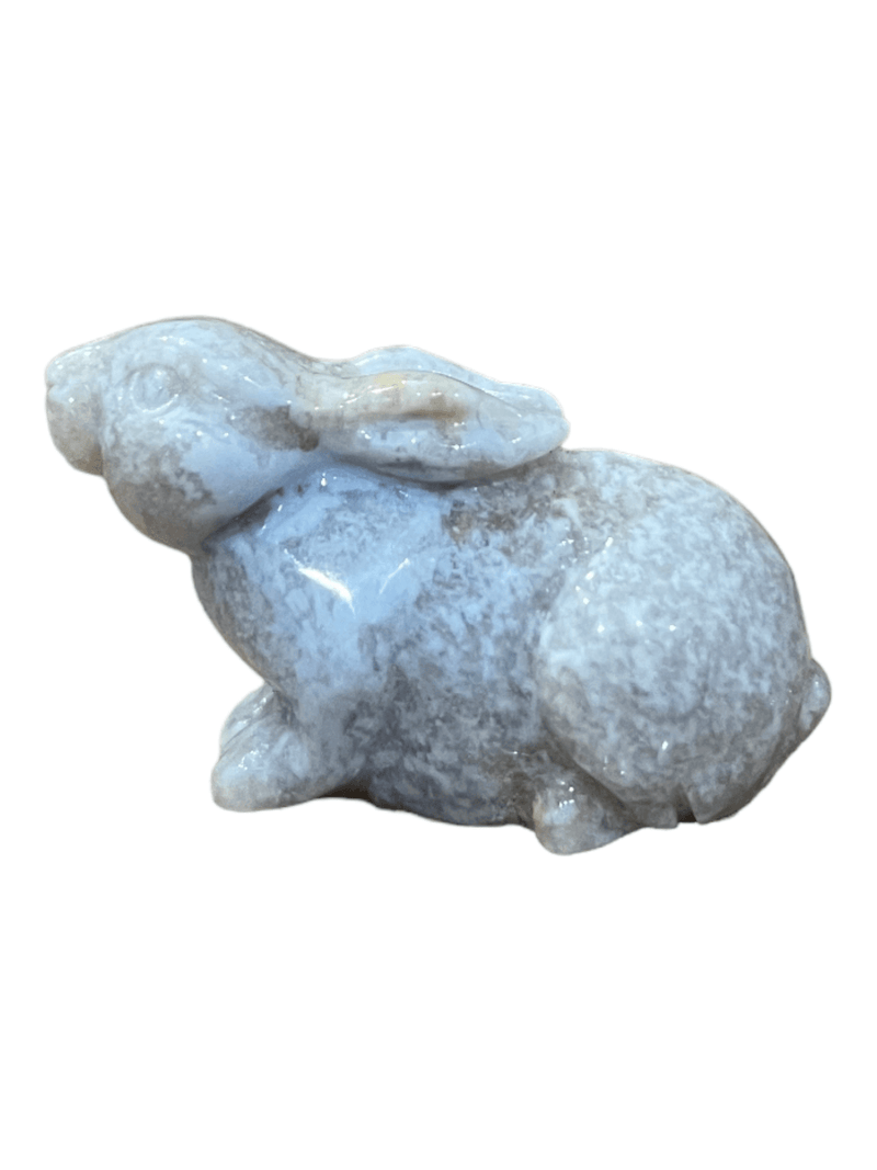 Blue Chaledony Rabbit Figure