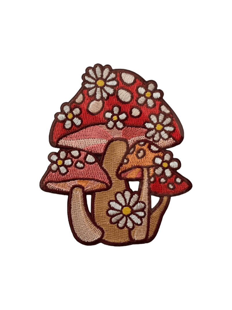 Mushroom & Daisy Cluster Patch (Large)