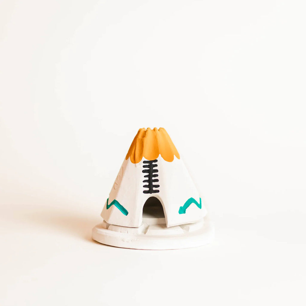 Intricate Tepee Incense Holder, a captivating fusion of art and functionality for a serene atmosphere.